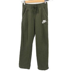 Nike Olive Green Sweatpants Joggers Casual Comfy Athletic Warm Pants Boys Medium
